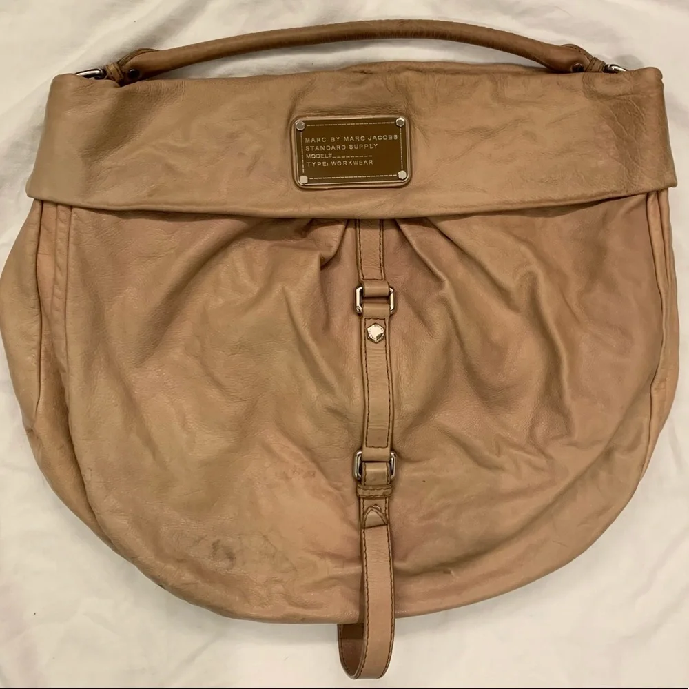 Marc by Marc Jacobs Dr Q Lil Riz Leather Hobo Bag